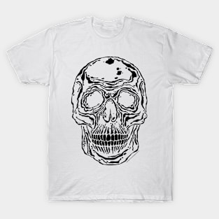 skull 6 black T-Shirt